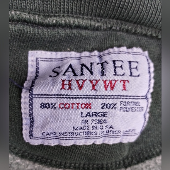VINTAGE 90s Martha's Vineyard Adult Large Sweatshirt Santee HVYWT Crewneck USA - Picture 8 of 9